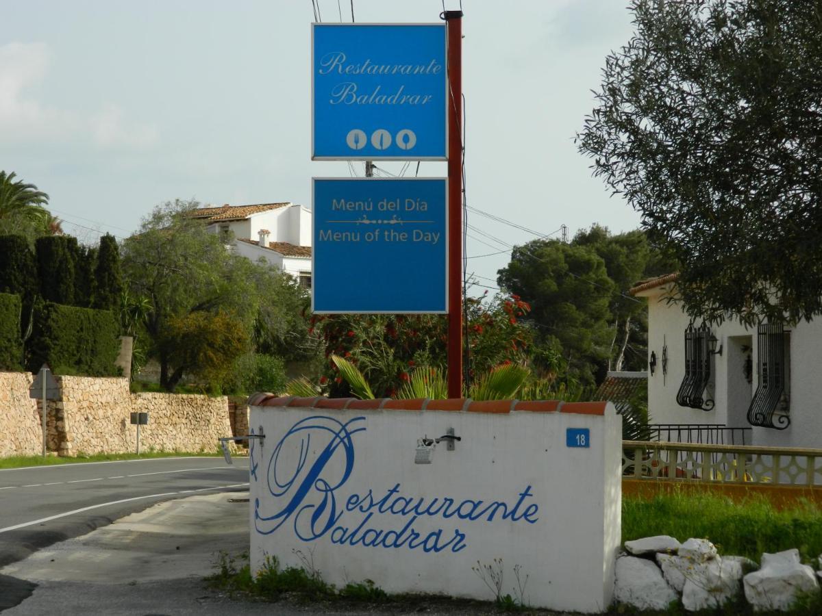 Hotel Restaurant Baladrar Benissa Exteriér fotografie